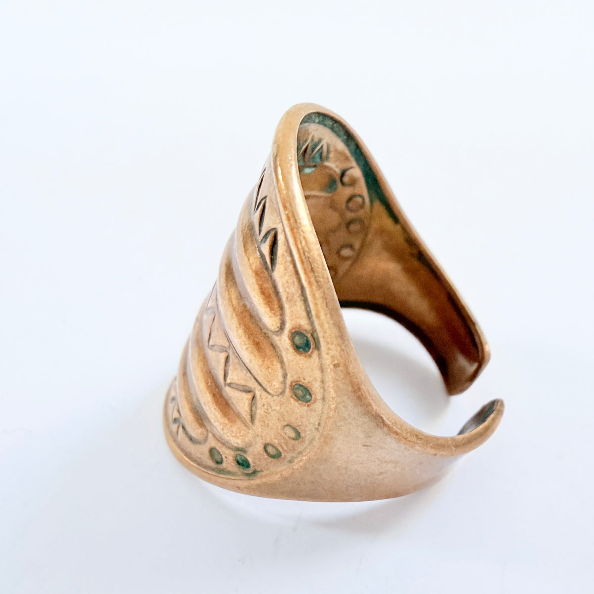 Kalevala Koru, Finland. Vintage Bronze Viking Copy Unisex Ring.