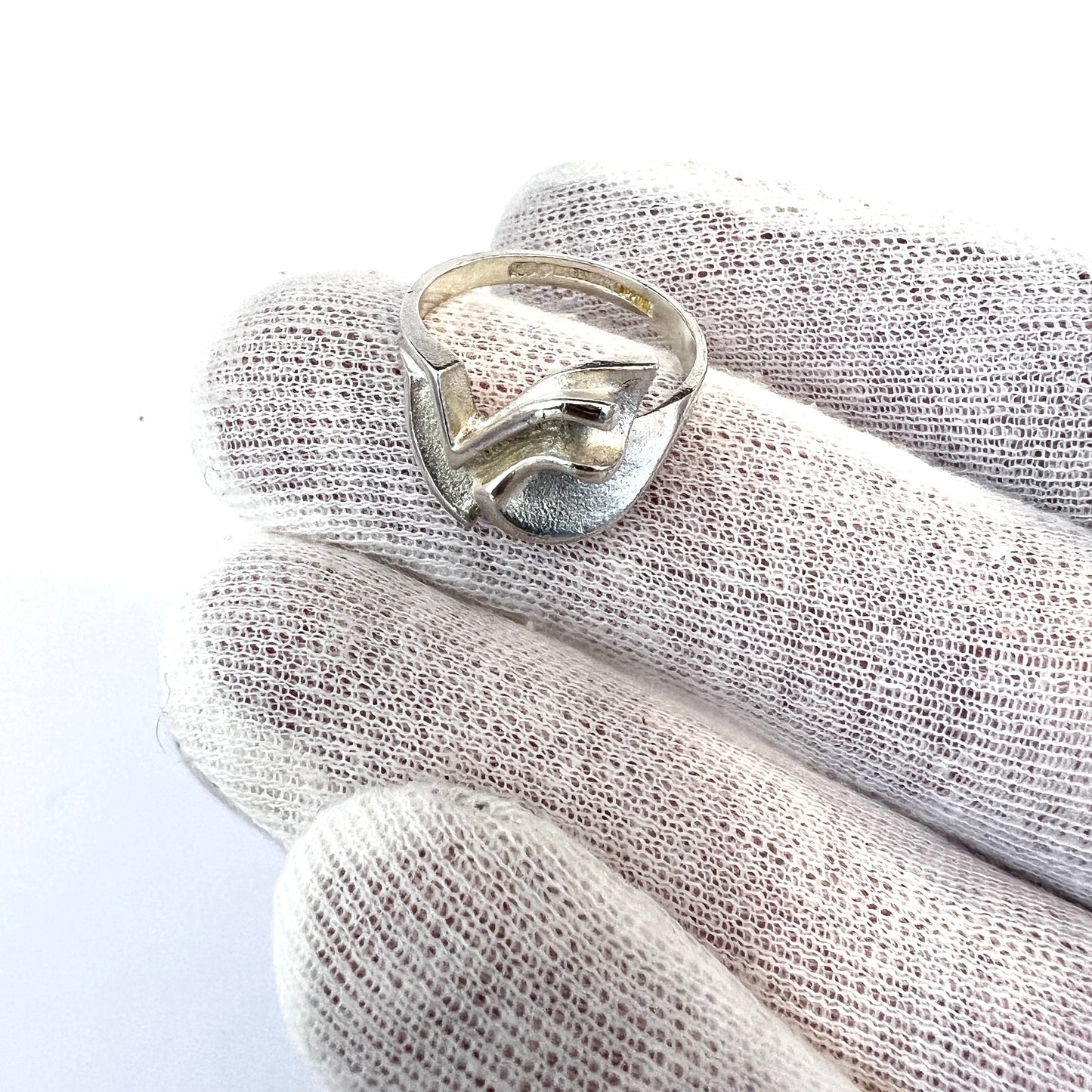 Lapponia, Finland 1985. Vintage Sterling Silver Ring.