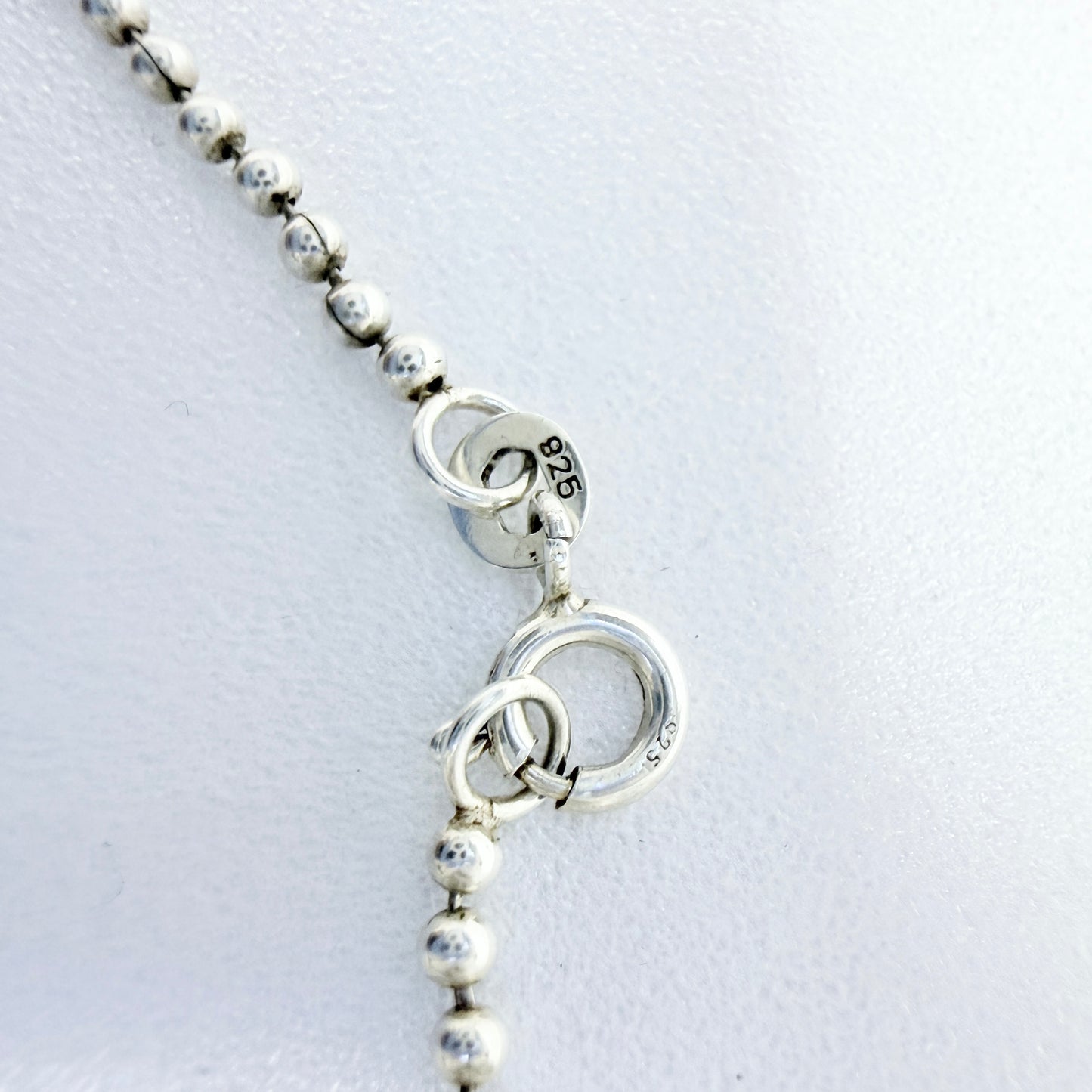 Signe Sund, Sweden 1959. Vintage Sterling Silver Shell Pendant + Chain.