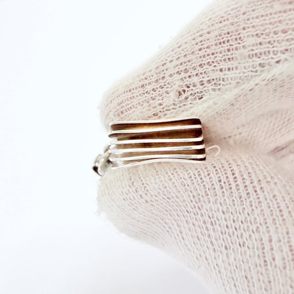 Karin Ferner, Sweden 1993. Vintage Sterling Silver Book Pendant. Signed.