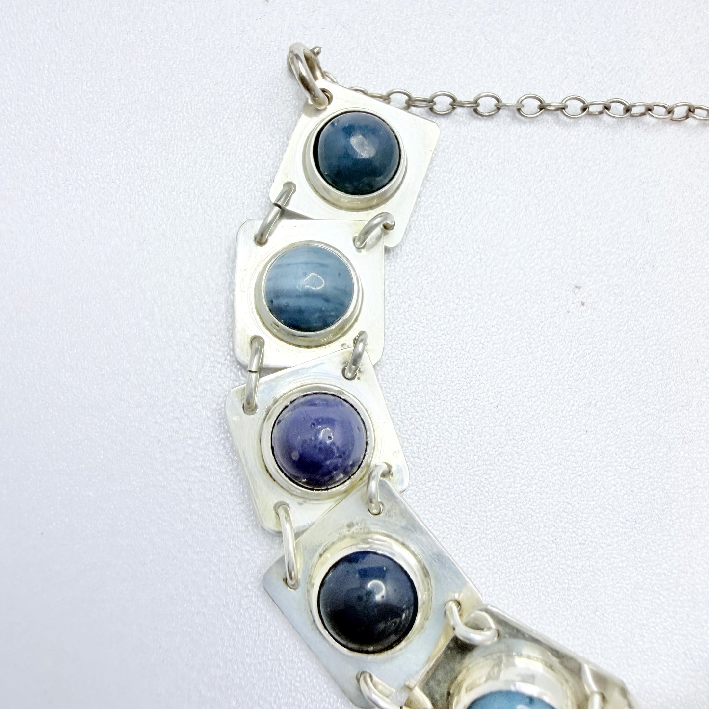 Gustaf Asp, Sweden 1971. Vintage Sterling Silver Bergslagen-stone Bracelet.