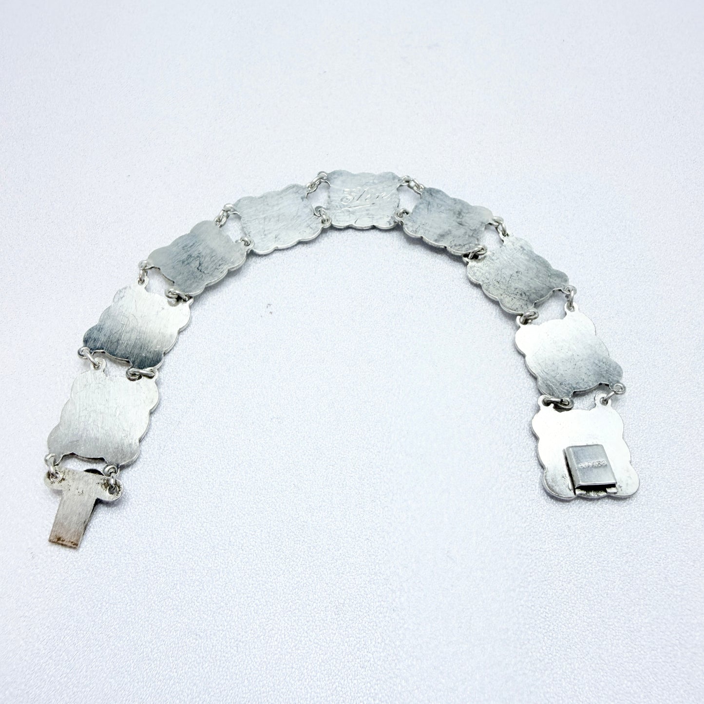 Marius Hammer, Norway 1920s. Antique Sterling Silver Bracelet.