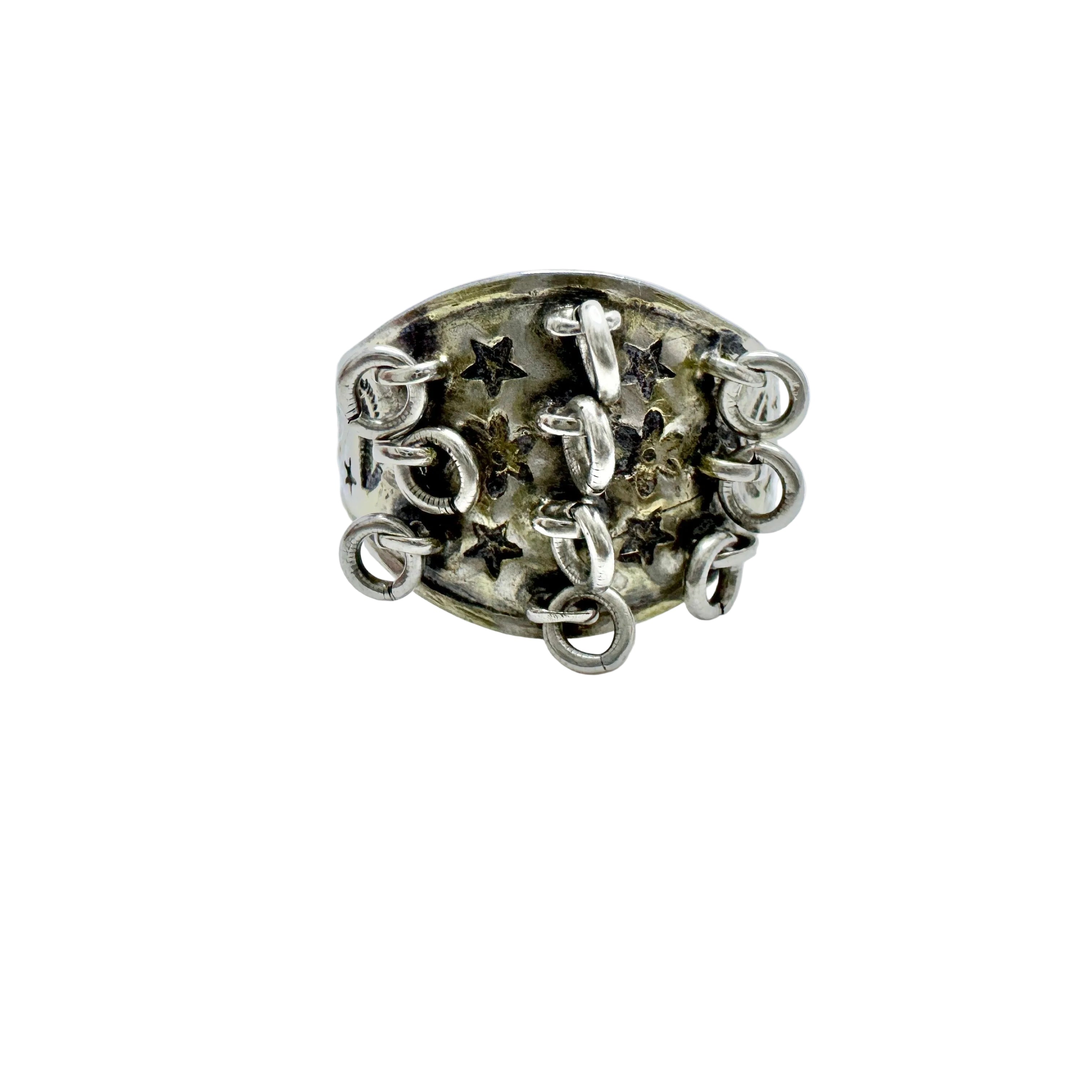 Sweden. Antique Sami Laplander Silver Wedding Band Ring – T Niklasson ...
