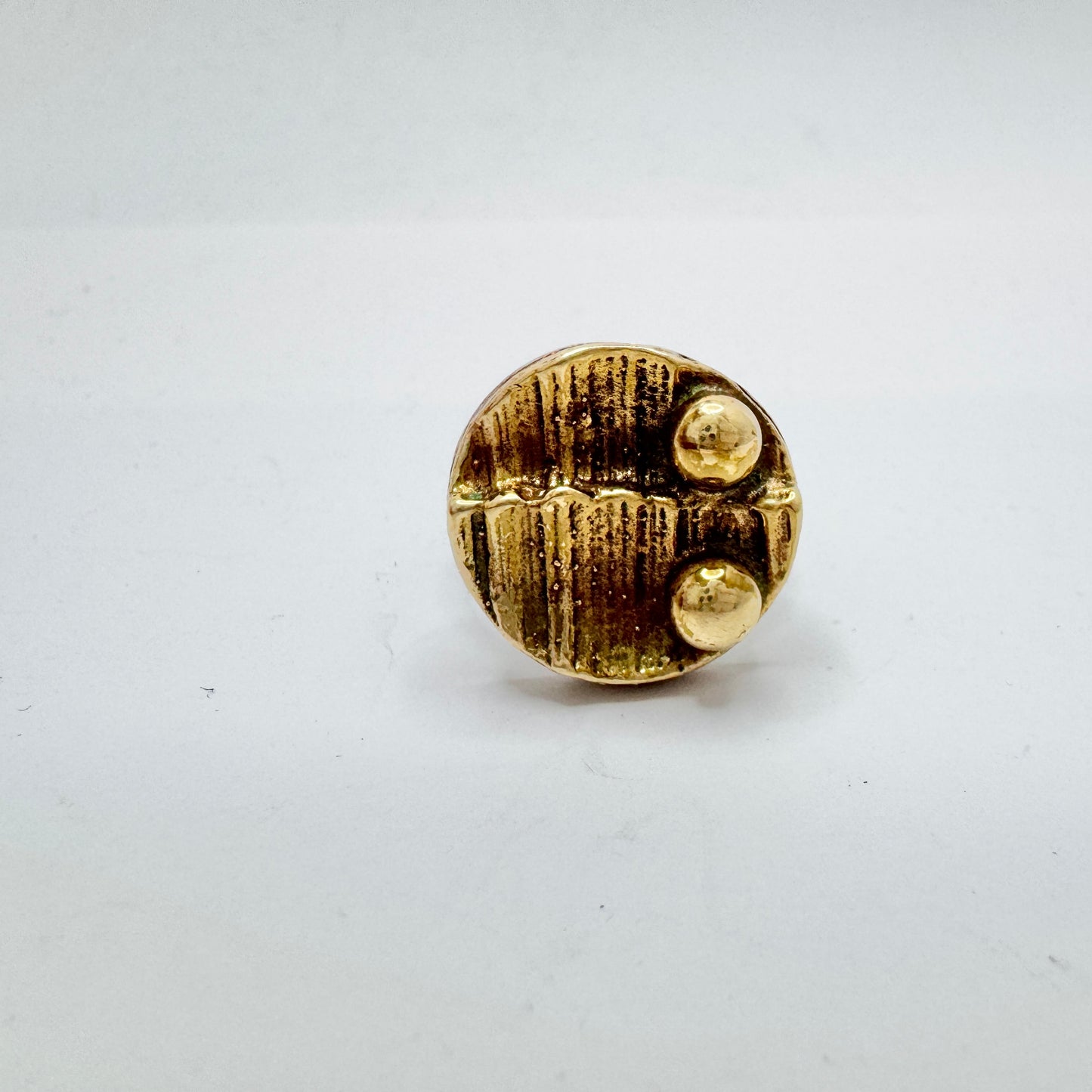 Finland c 1970s. Vintage Bronze Ring.