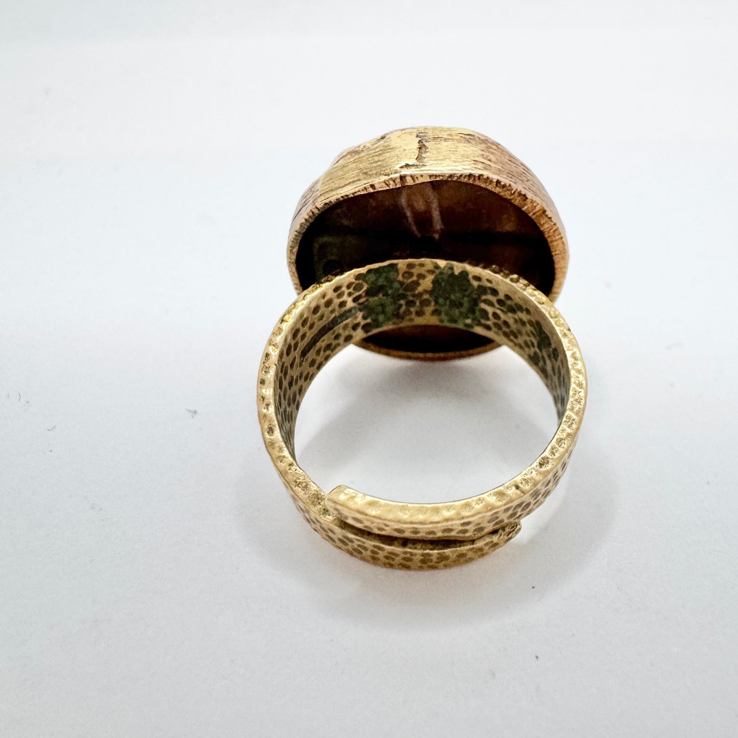 Finland c 1970s. Vintage Bronze Ring.