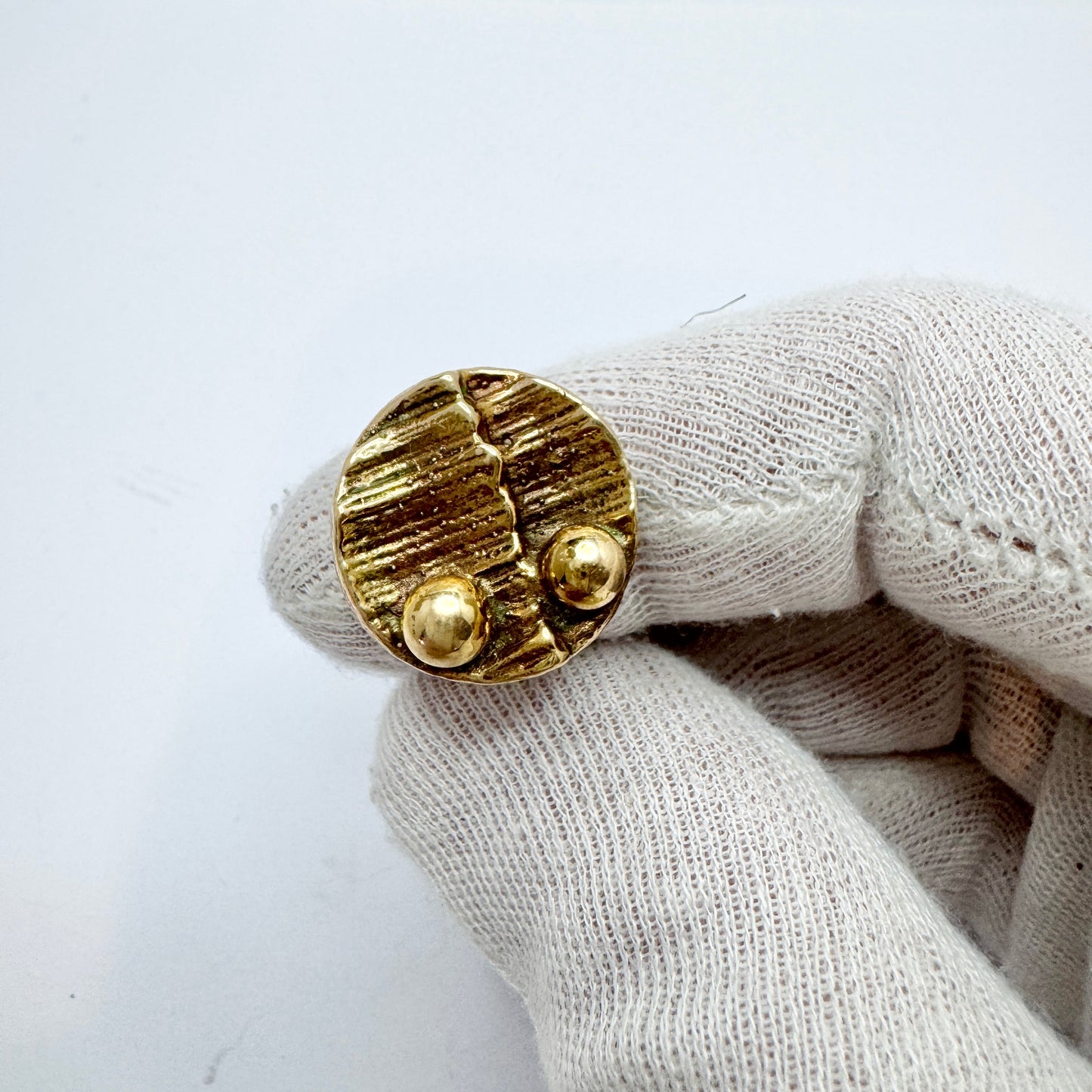 Finland c 1970s. Vintage Bronze Ring.