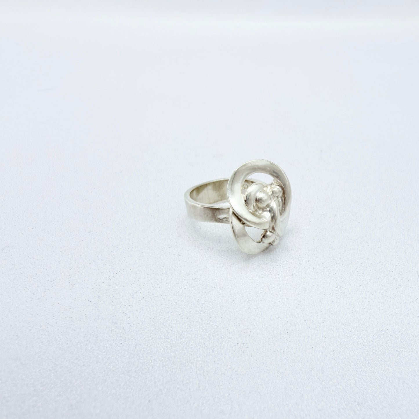 Karasjok, Norway. Vintage Sterling Silver Ring.