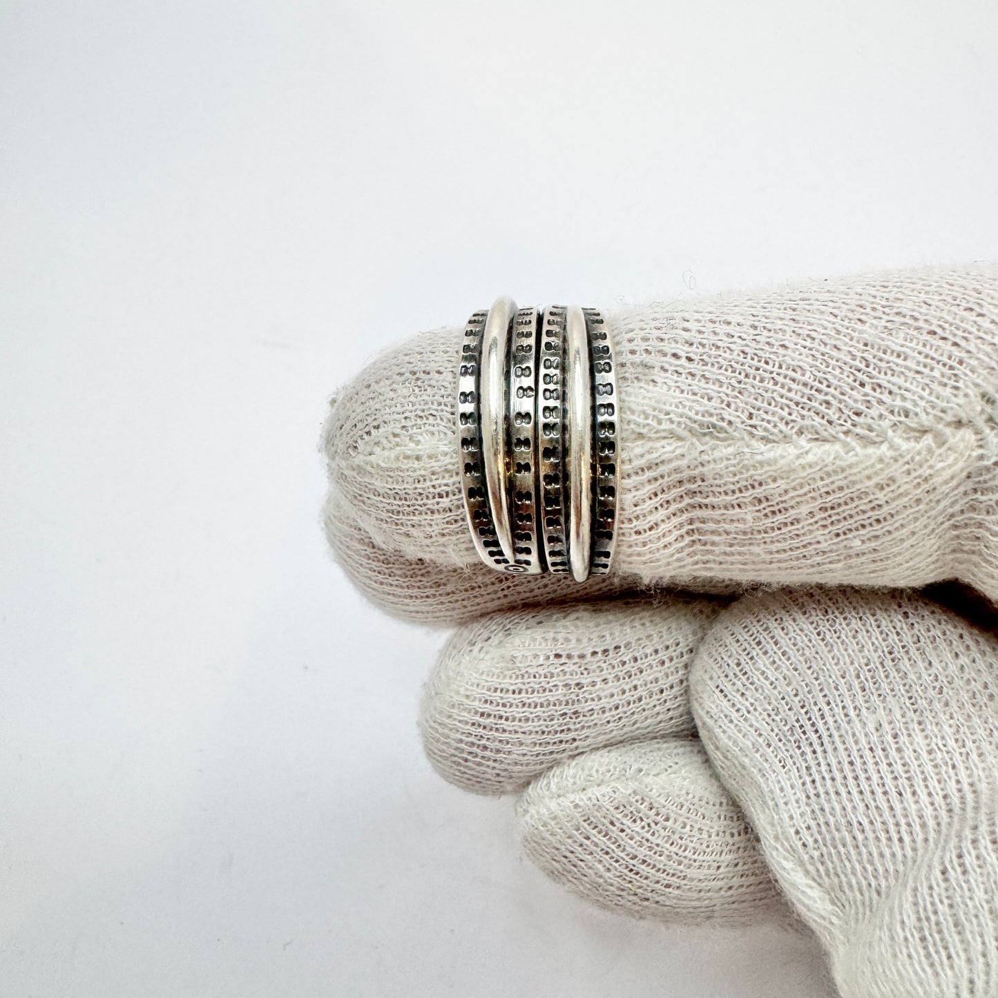 David-Andersen, Norway. Vintage Sterling Silver Viking Copy Ring