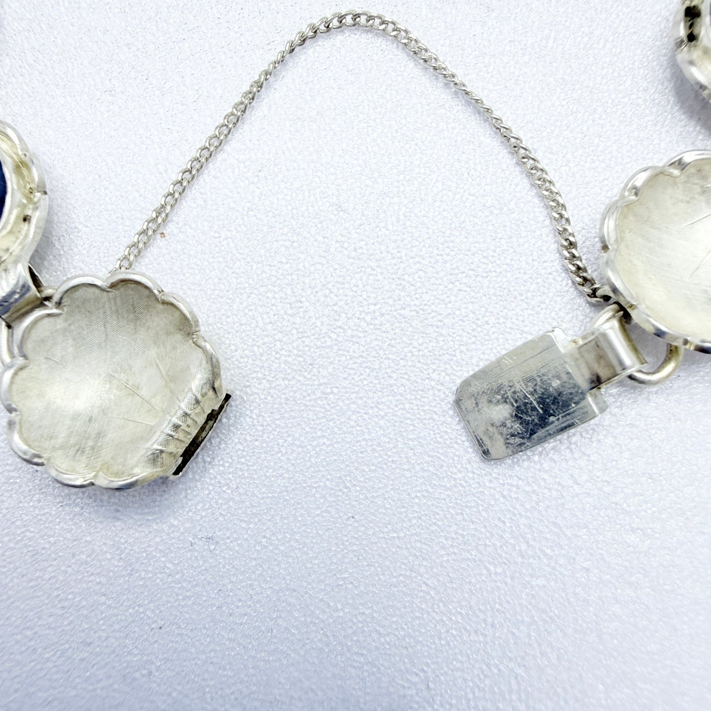 Alton, Sweden 1967. Vintage Sterling Silver Bergslagen-stone Bracelet.