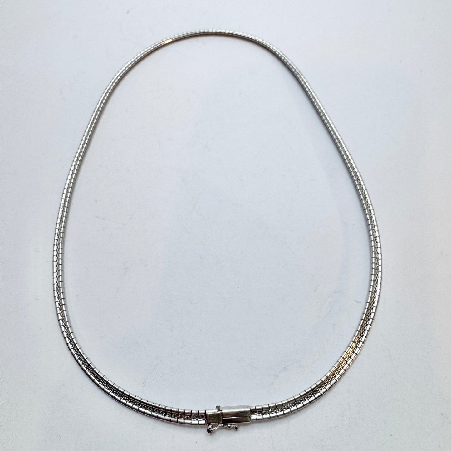 Vicenza. Italy. Vintage Sterling Silver Necklace.