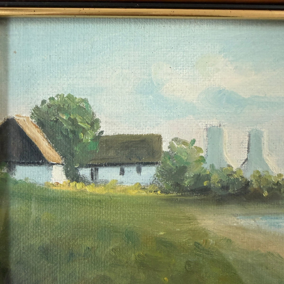 Viktor Rasmussen, Denmark. Vintage Original Oil Painting.