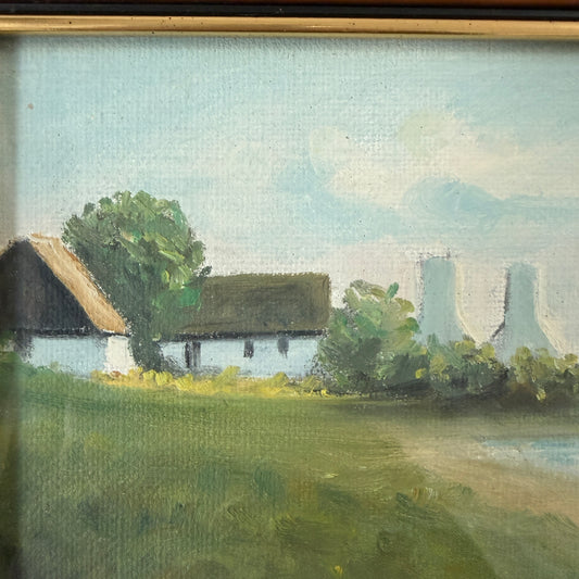 Viktor Rasmussen, Denmark. Vintage Original Oil Painting.