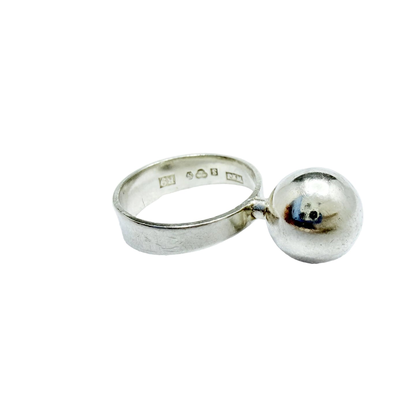 Waldemar Jonsson, Sweden 1967. Vintage Sterling Silver RIng.