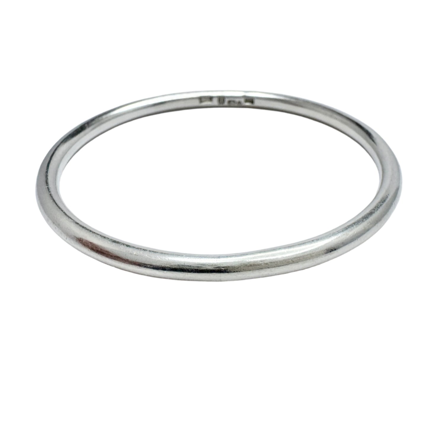 Köpings Guldvaru, Sweden 1971. Vintage Sterling Silver Bangle Bracelet.