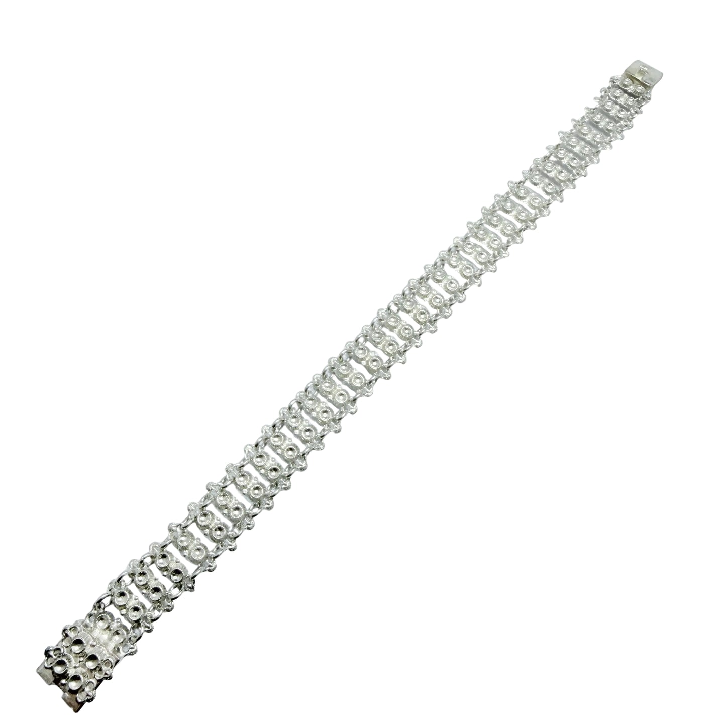 Norway early 1900s. Antique / Vintage Solid Silver Bracelet.