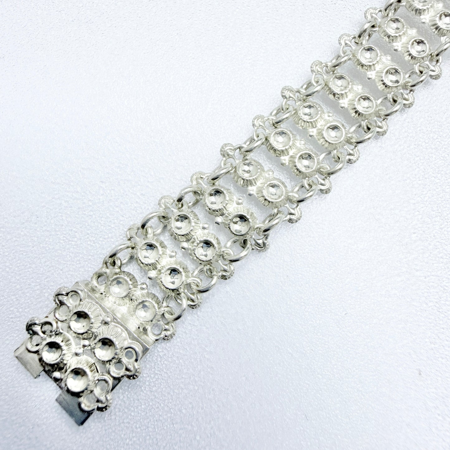 Norway early 1900s. Antique / Vintage Solid Silver Bracelet.
