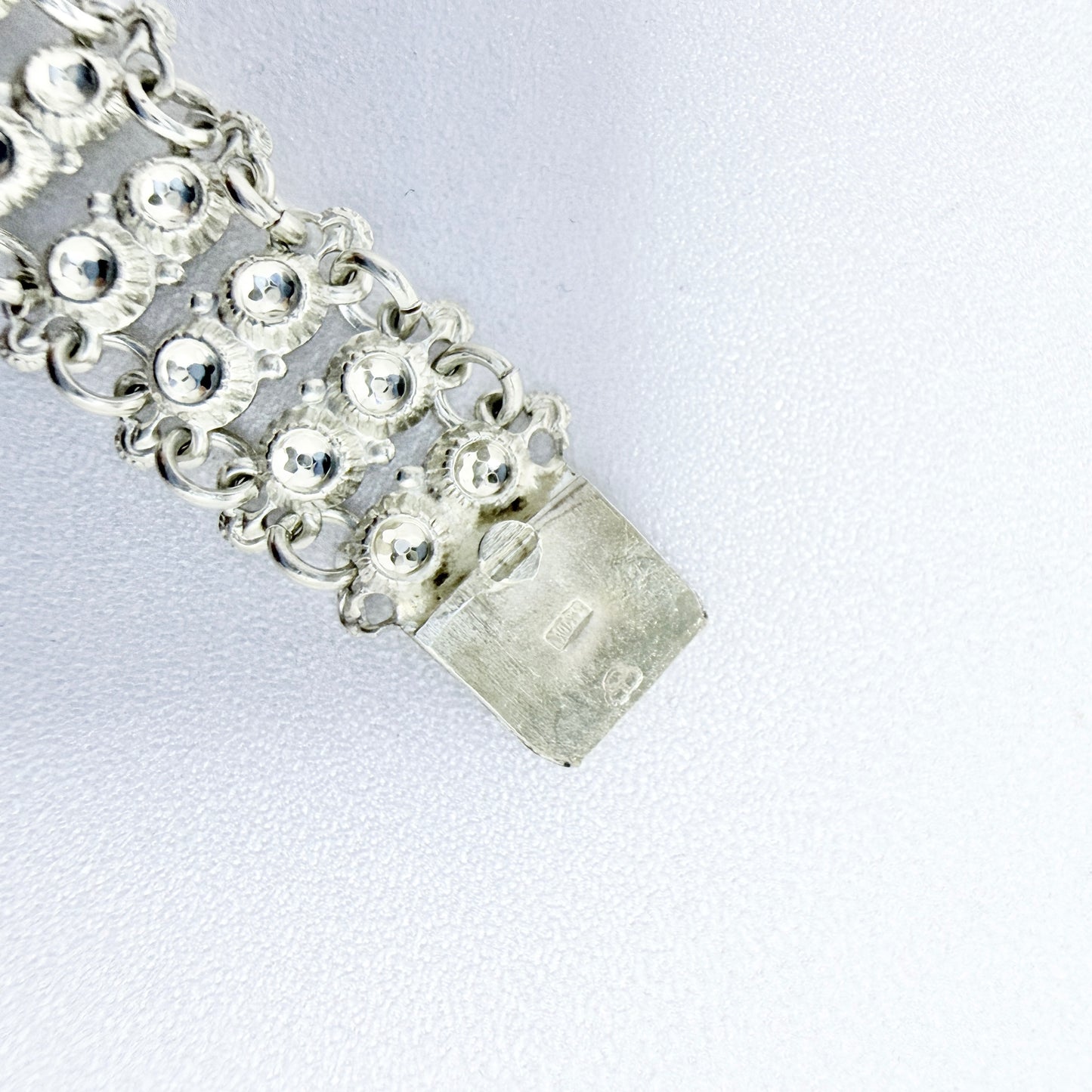 Norway early 1900s. Antique / Vintage Solid Silver Bracelet.