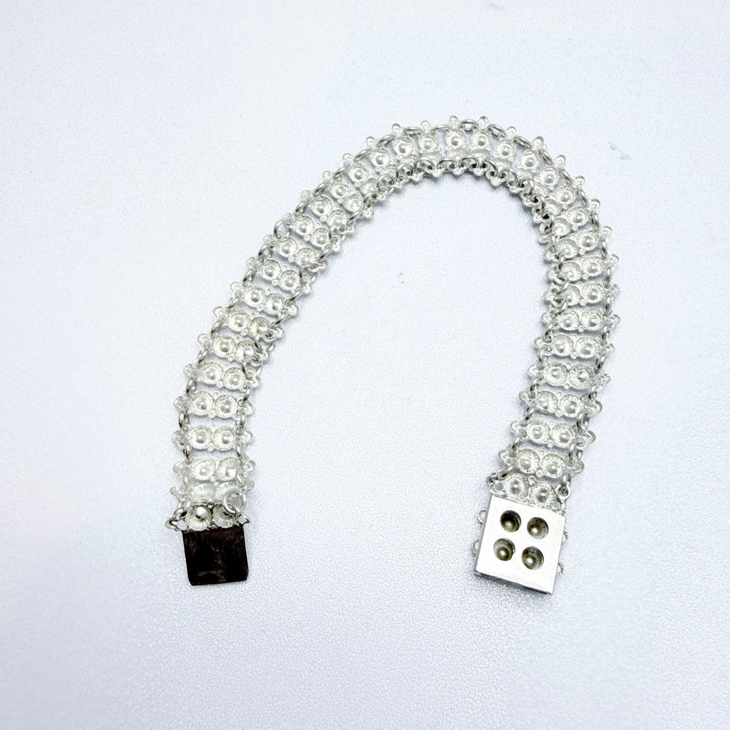 Norway early 1900s. Antique / Vintage Solid Silver Bracelet.
