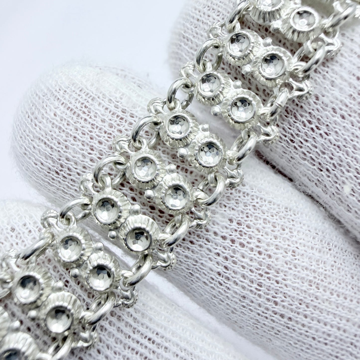 Norway early 1900s. Antique / Vintage Solid Silver Bracelet.