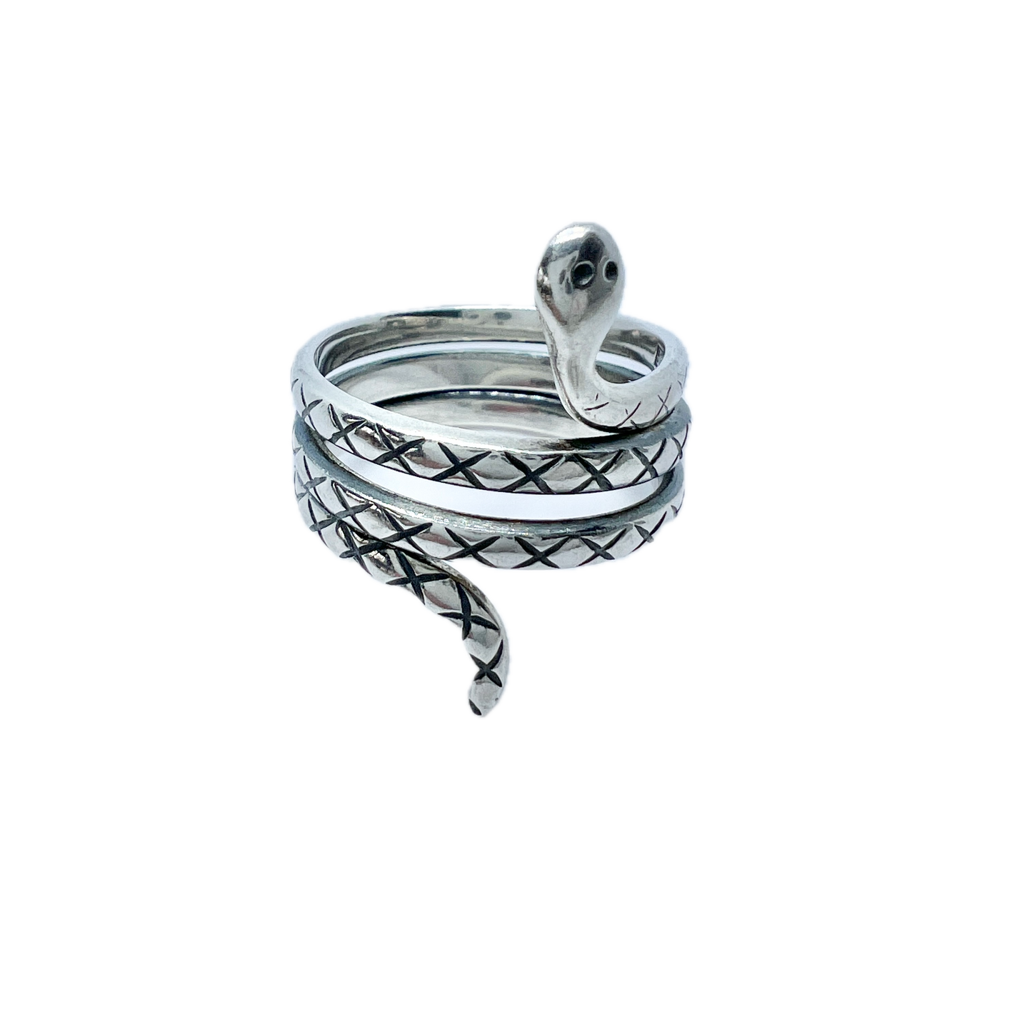 Kalevala Koru, Finland. Vintage Sterling Silver Snake Ring.