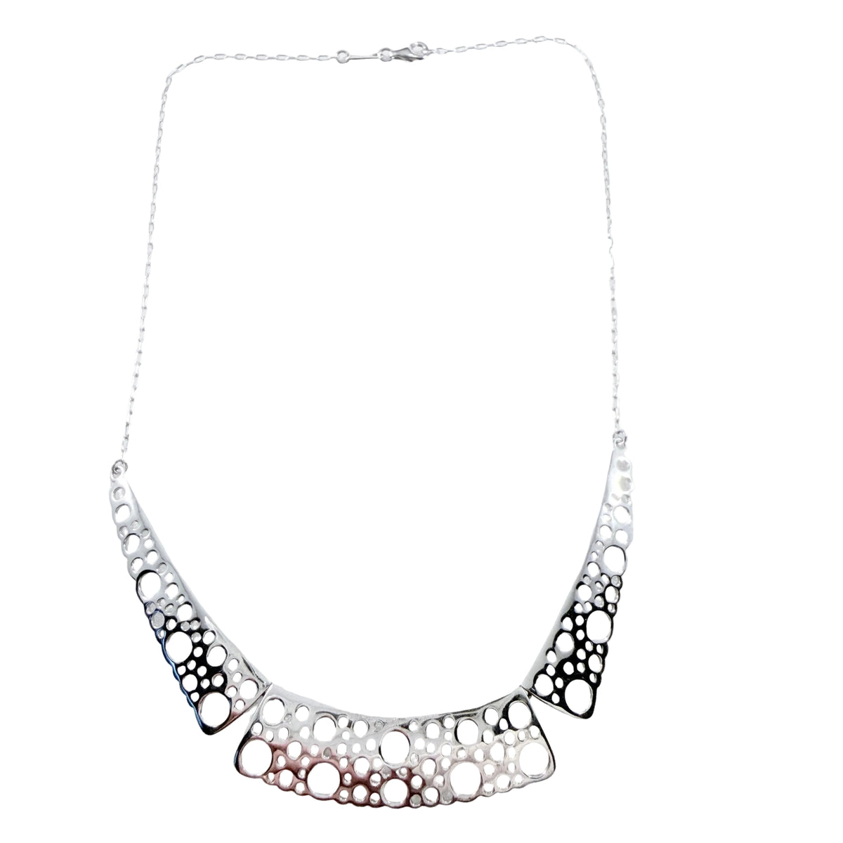 Kultakeskus, Finland. Design Liisa Vitali, Vintage Sterling Silver Necklace
