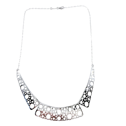 Kultakeskus, Finland. Design Liisa Vitali, Vintage Sterling Silver Necklace