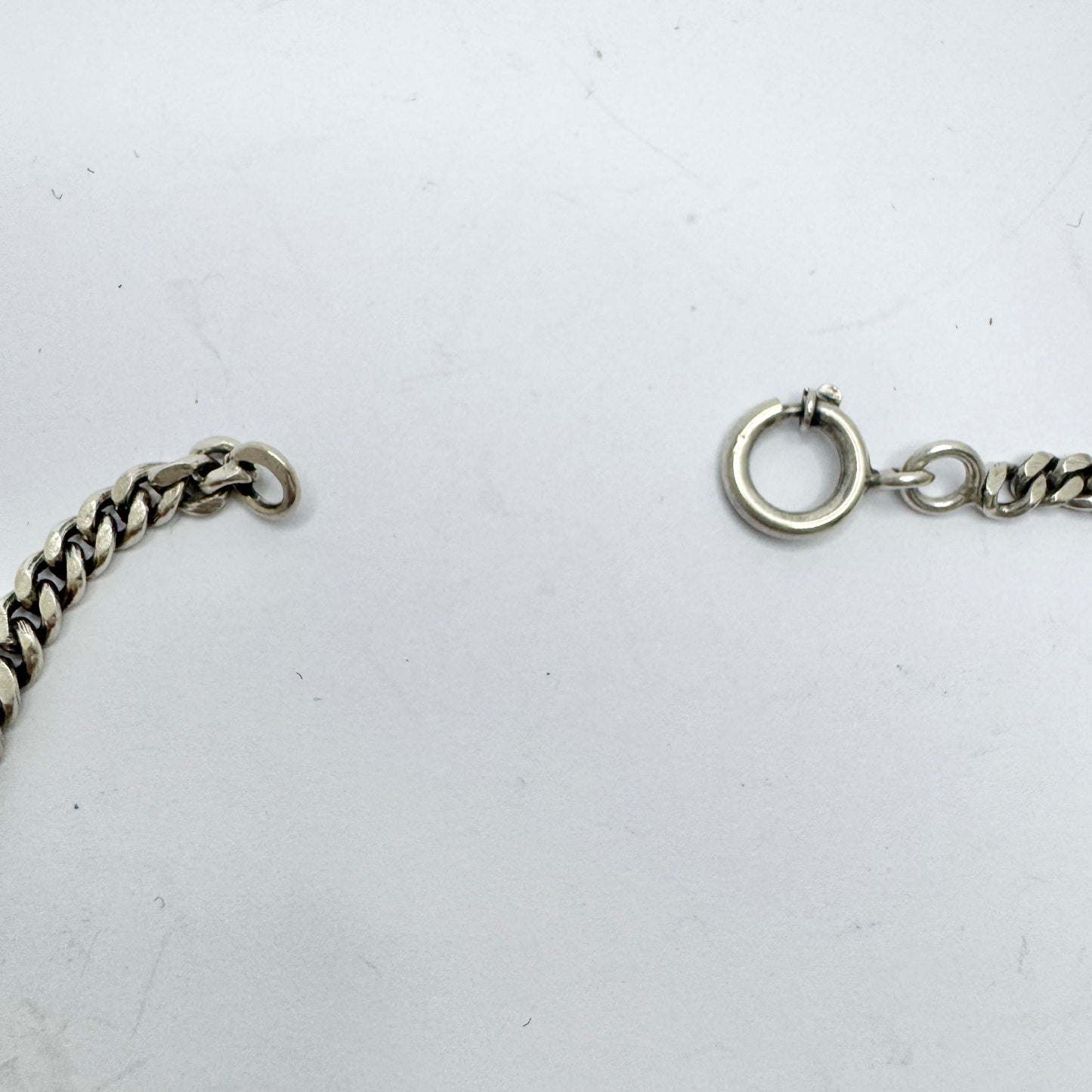 Sweden. Vintage Sterling Silver Chain Necklace.