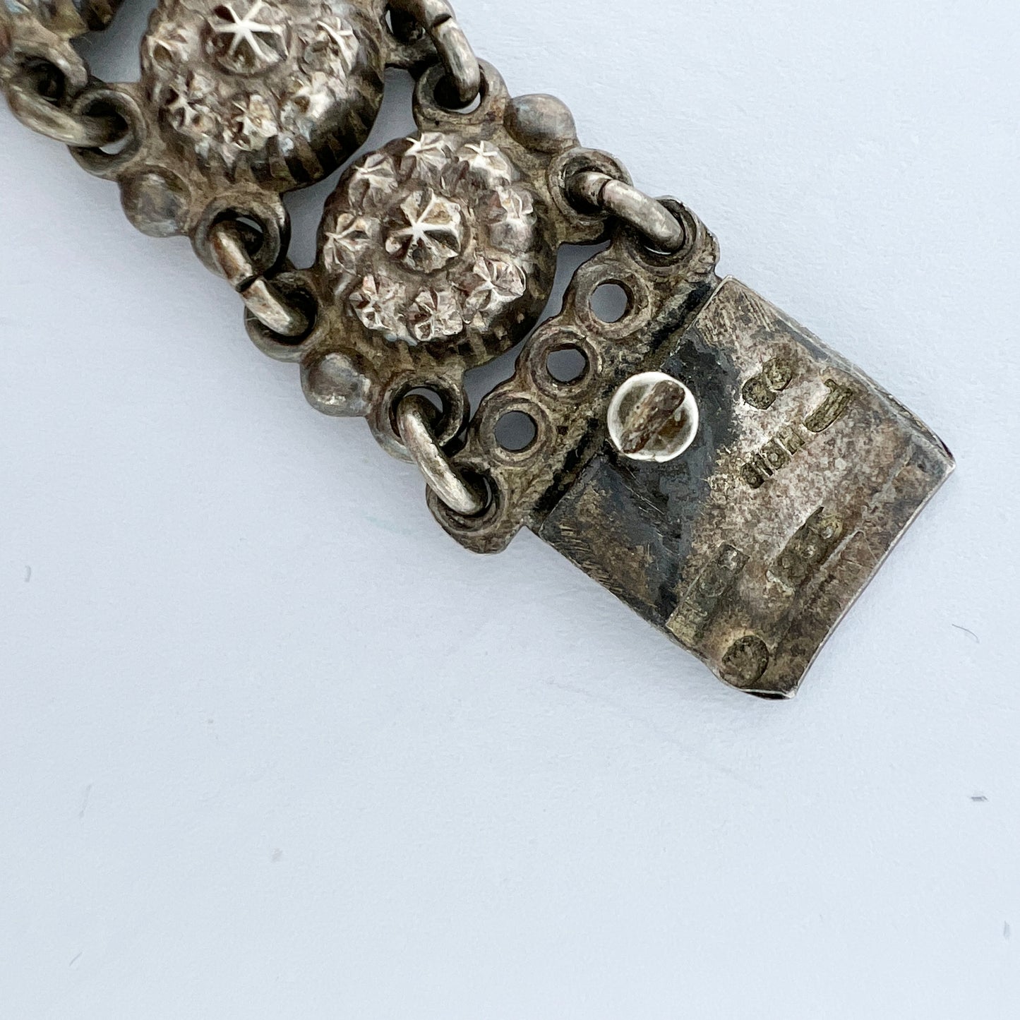 Hugo Grun, Finland 1934. Vintage Solid Silver Bracelet.