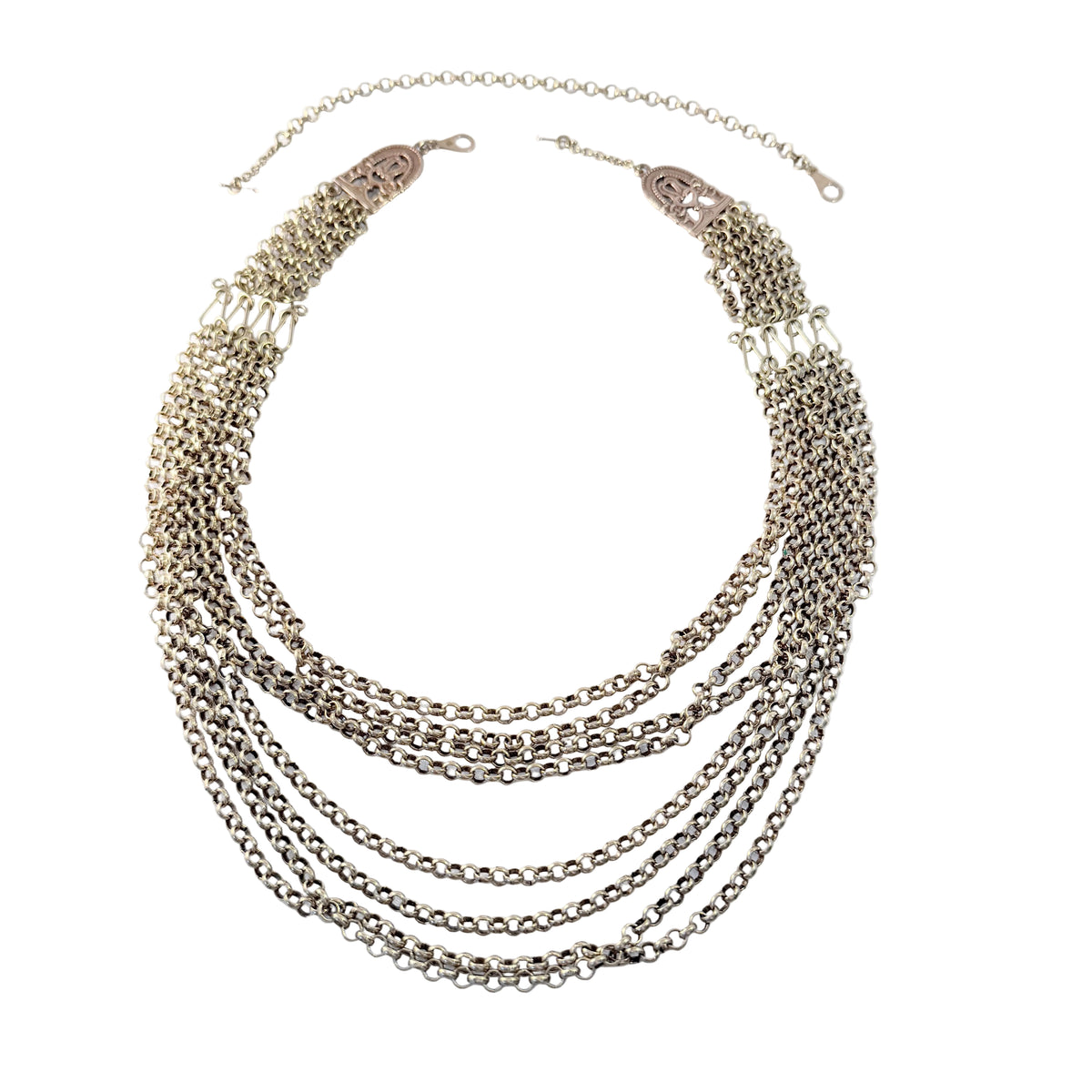 Kalevala Koru, Finland Vintage Bold Bronze Necklace. Design: Birds of Paradise