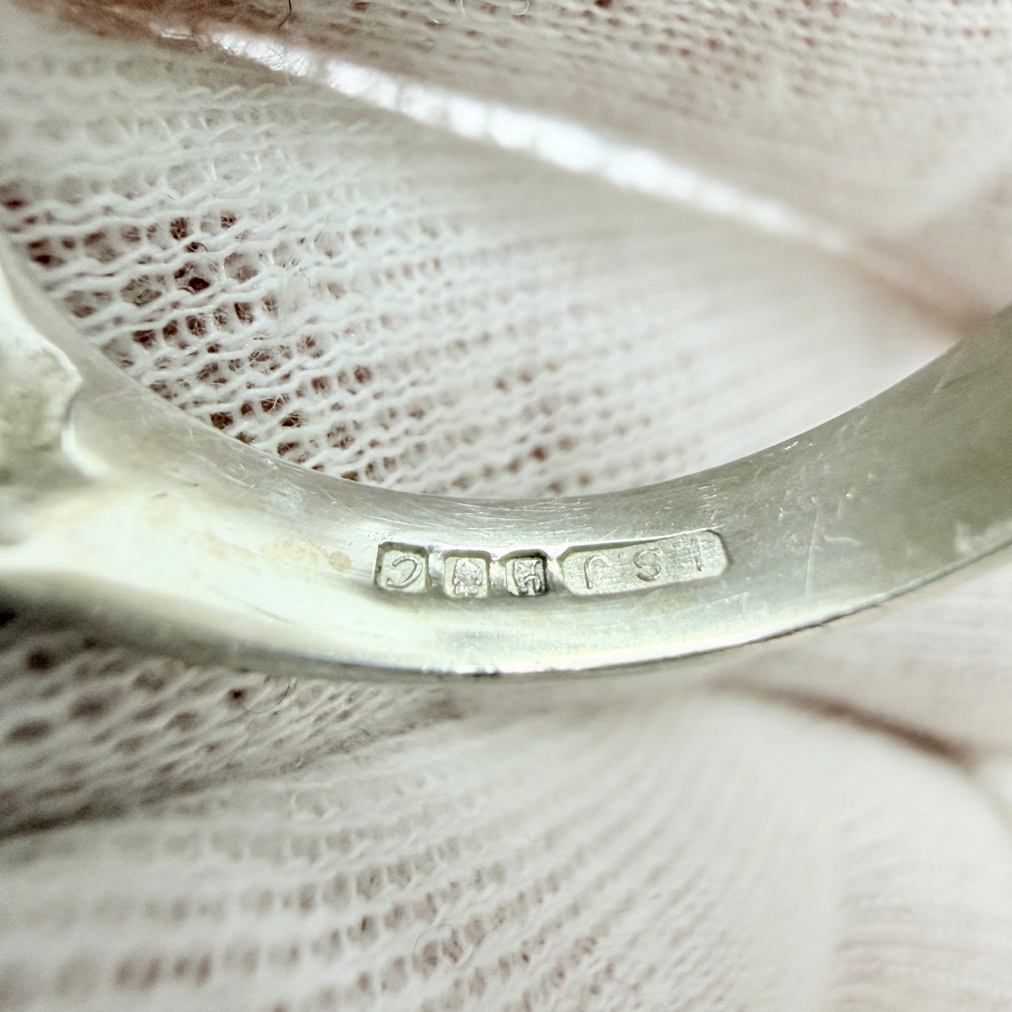 Dublin, 1988. Vintage Sterling Silver Signet Ring.