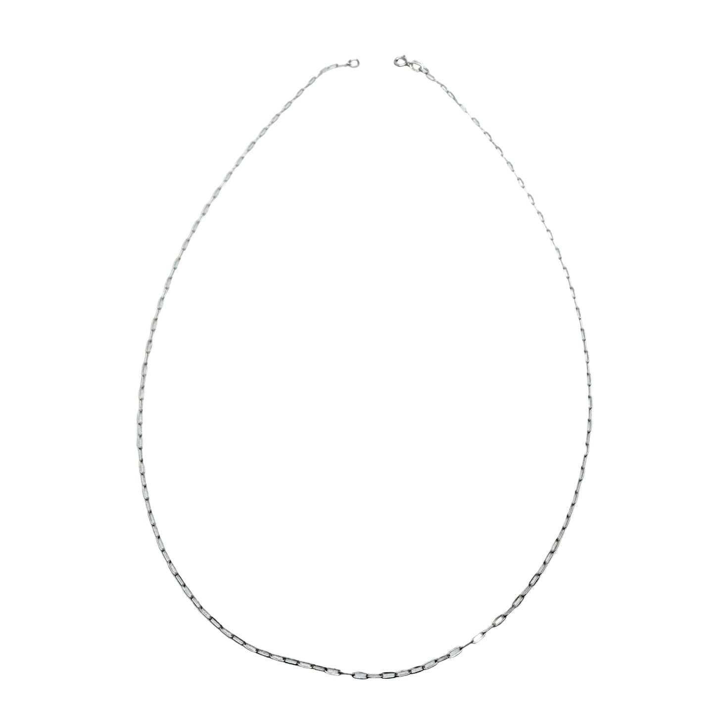 Spain. Vintage Sterling Silver Chain Necklace.
