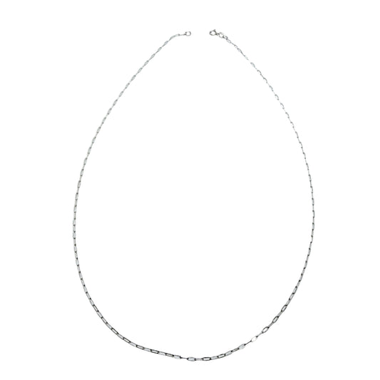 Spain. Vintage Sterling Silver Chain Necklace.