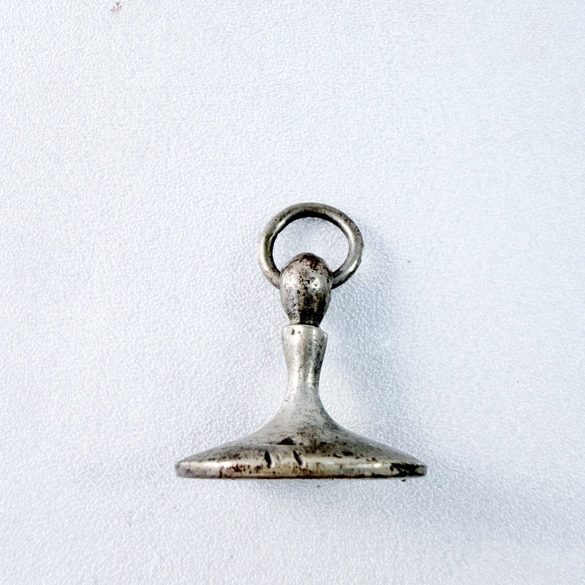 Antique Silver Wax Seal Stamp Pendant. Prob. Ottoman Empire 1800s.