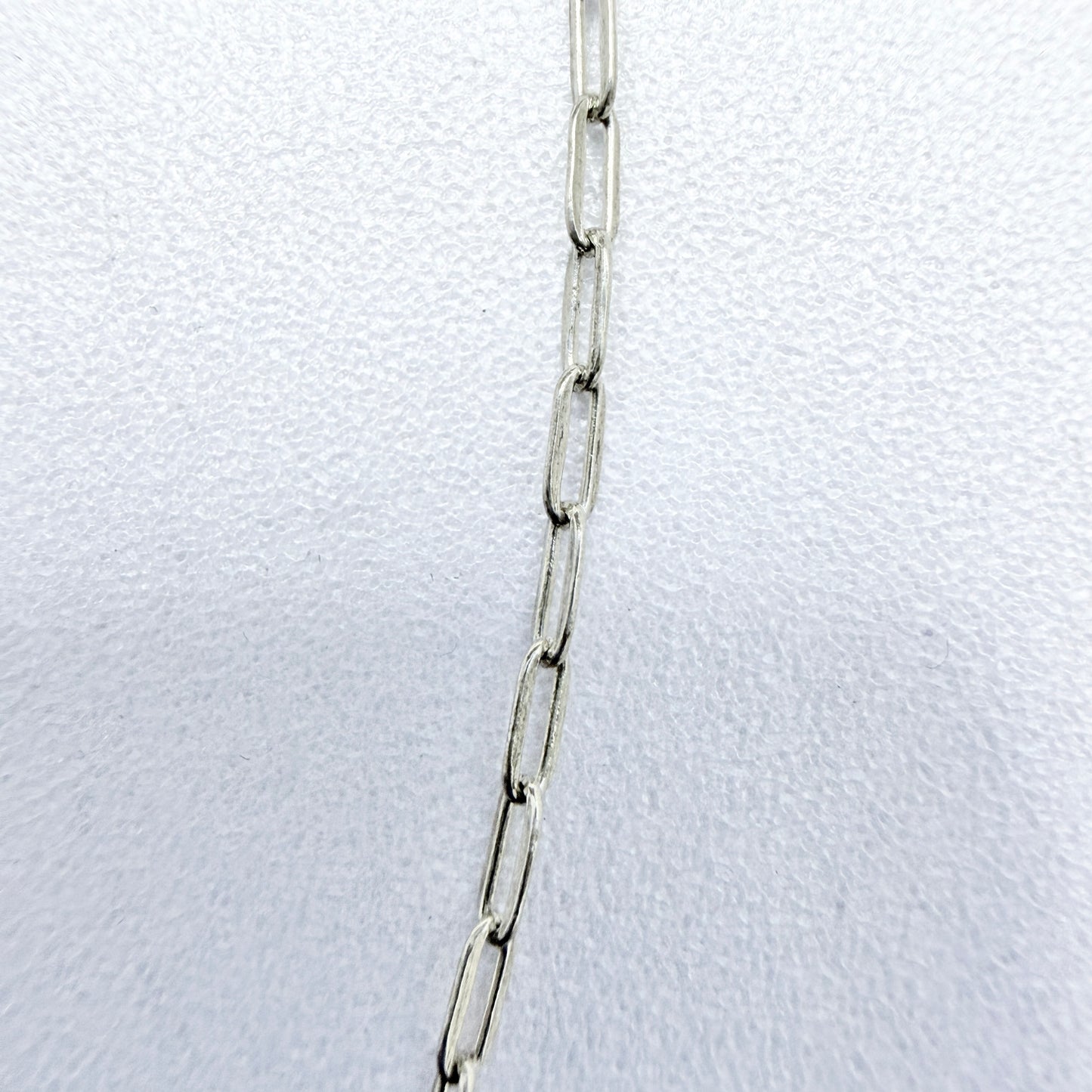 Spain. Vintage Sterling Silver Chain Necklace.