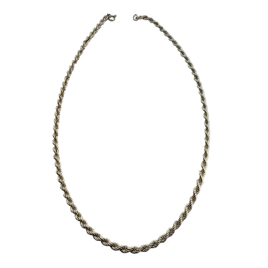 GUAB, Sweden. Vintage Solid Silver Chain Necklace.