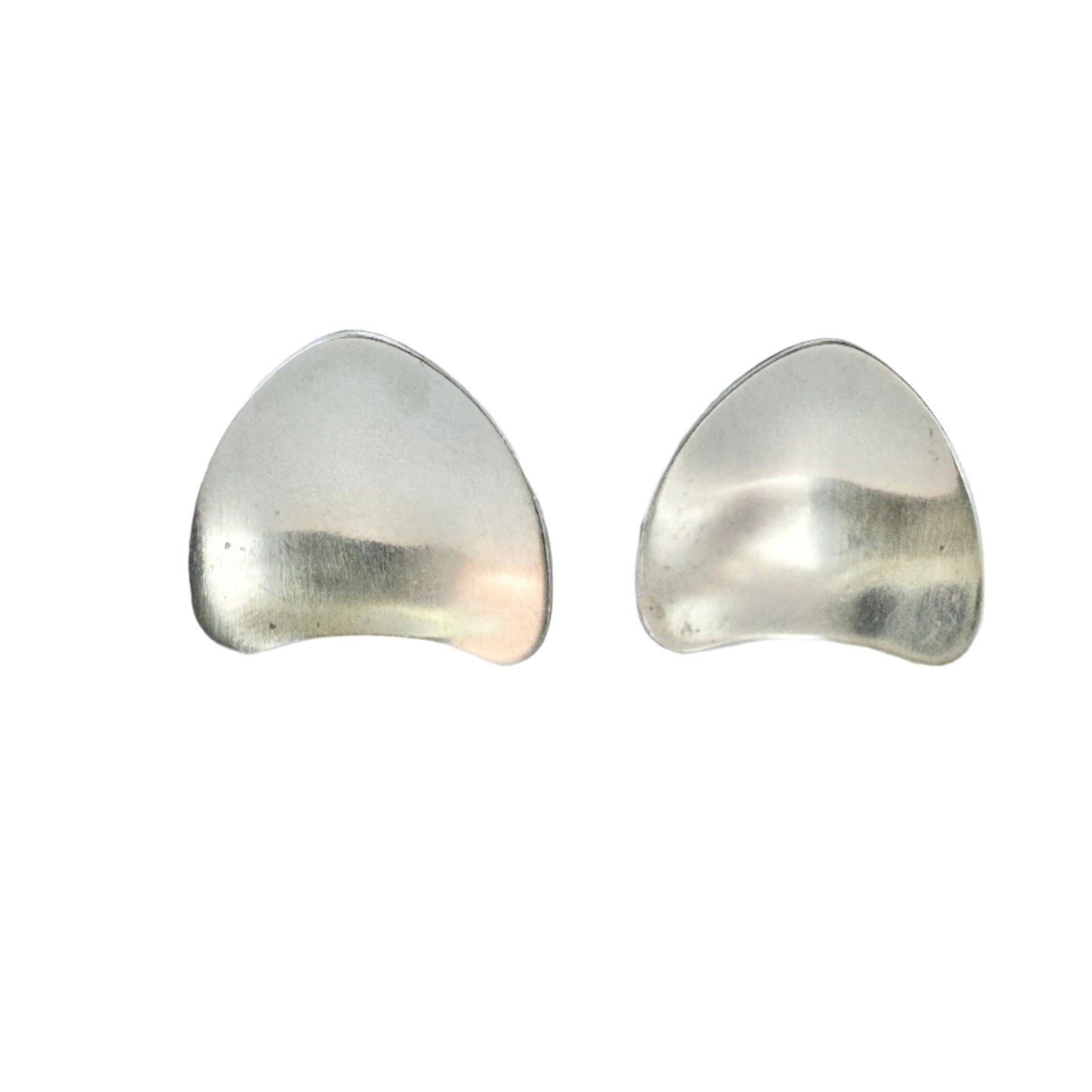 Atelier Borgila, Sweden 1956. Vintage Sterling Silver Earrings.