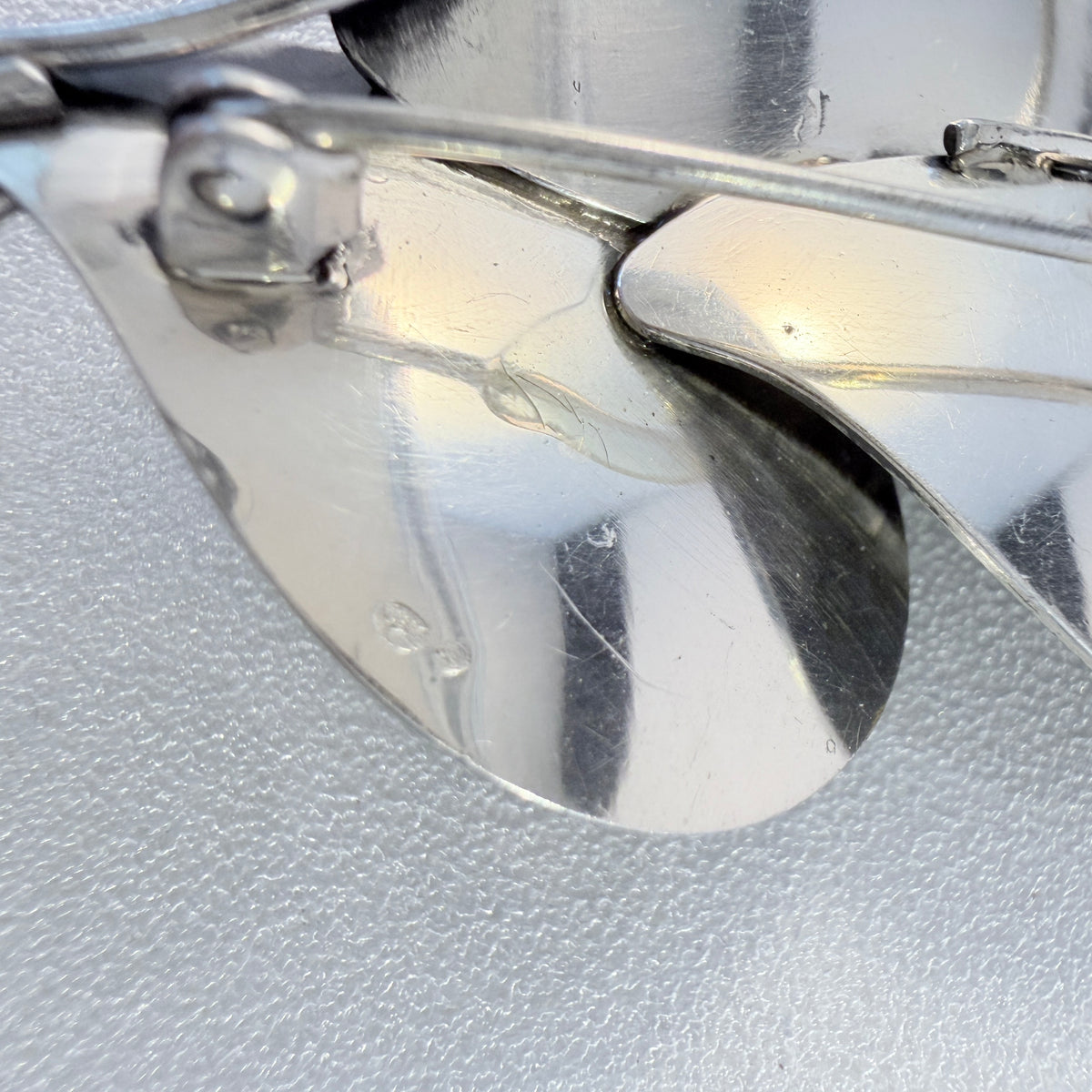 K&L-Kordes Lichtenfels, Germany ca 1960. Vintage Solid Silver Brooch.