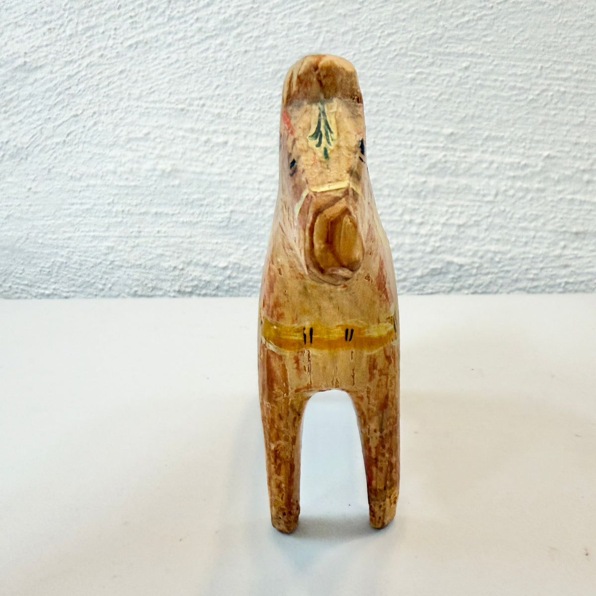 Antique / Vintage Hand-Carved Dala Horse. Swedish Folk Art