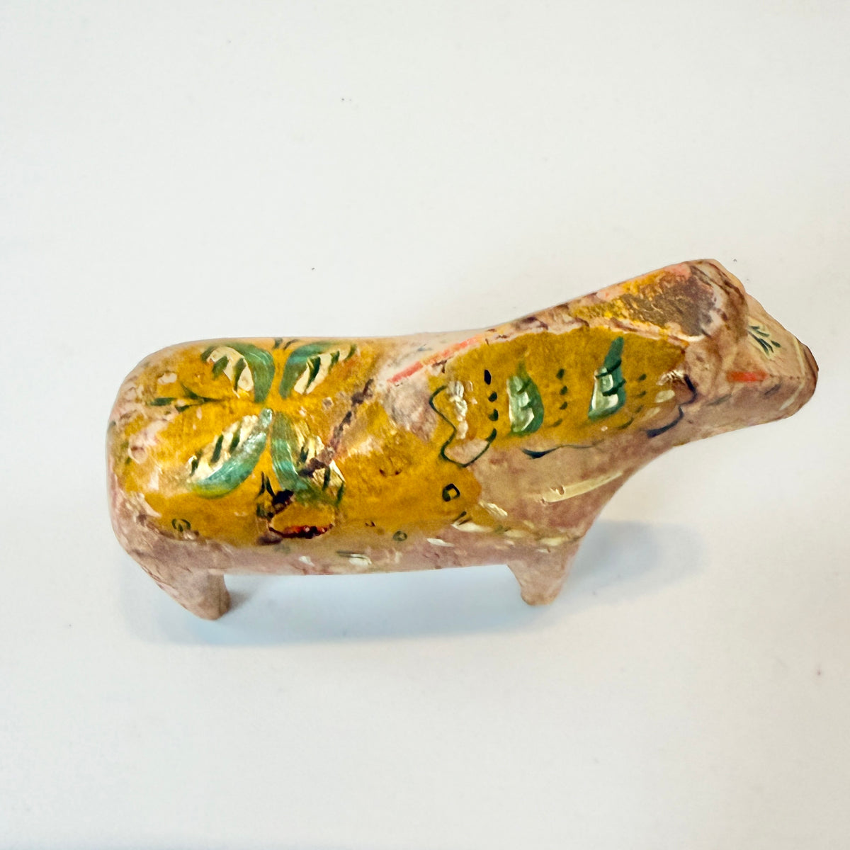 Antique / Vintage Hand-Carved Dala Horse. Swedish Folk Art