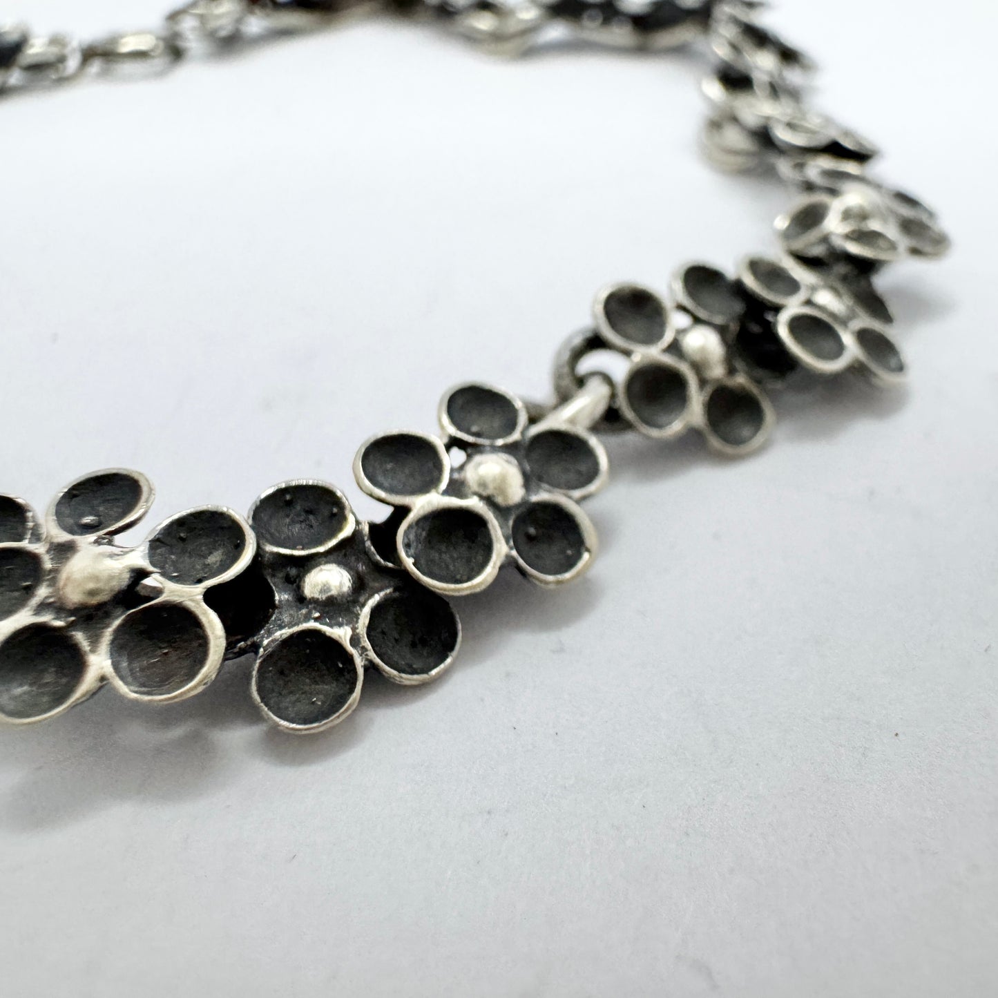 Kultateollisuus, Finland 1975. Vintage Sterling Silver Bracelet.