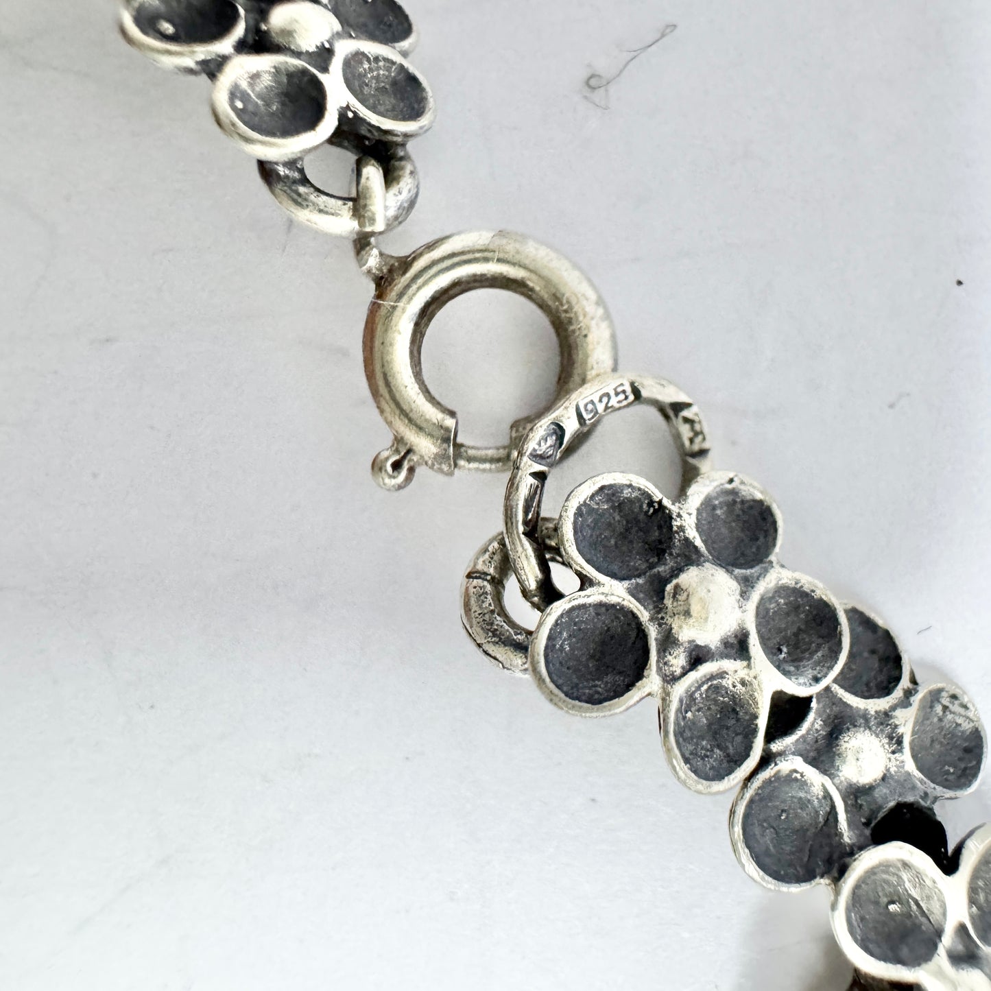 Kultateollisuus, Finland 1975. Vintage Sterling Silver Bracelet.