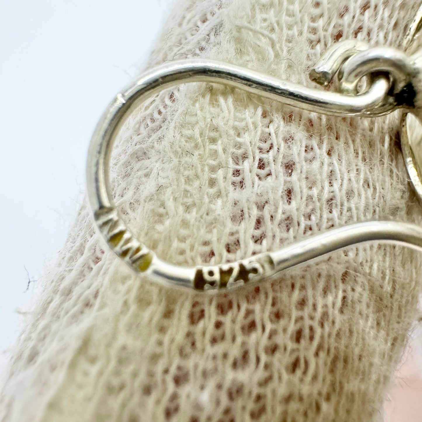 Liisa Vitali for N Westerback, Finland. Vintage Sterling Silver Earrings.