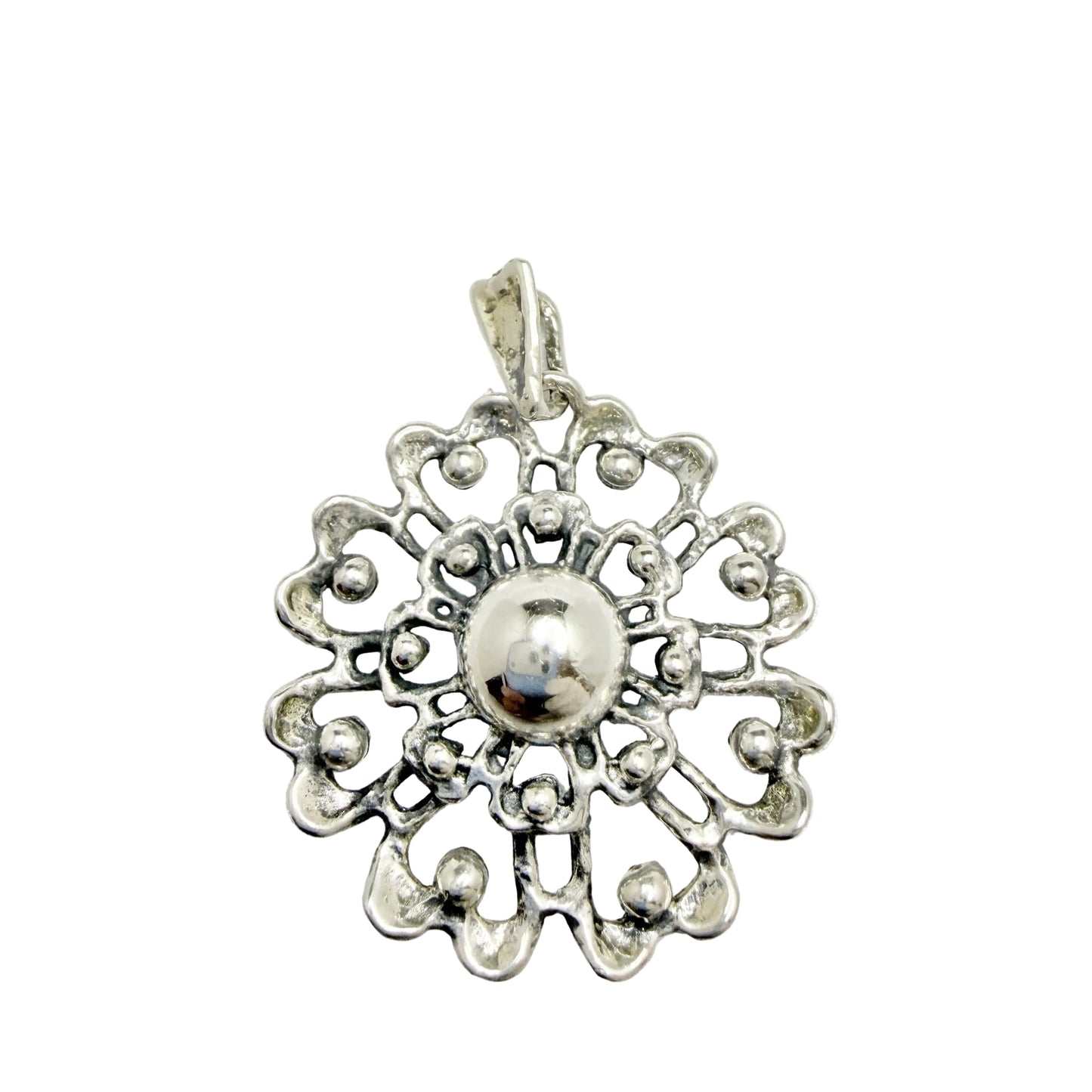 Valo-Koru, Finland 1970s. Vintage Sterling Silver Pendant.