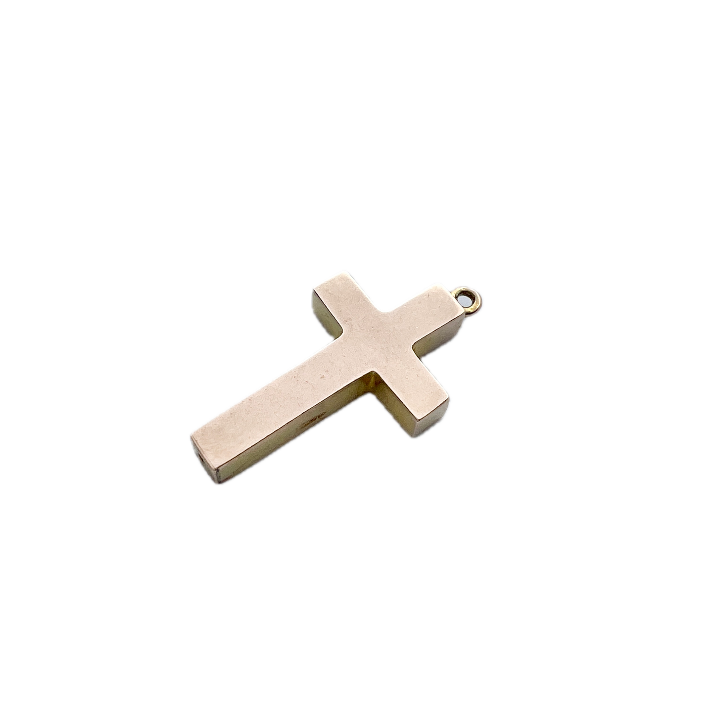 Payton, Pepper & Sons Ltd, Birmingham. 9k Gold Cross Charm Pendant.