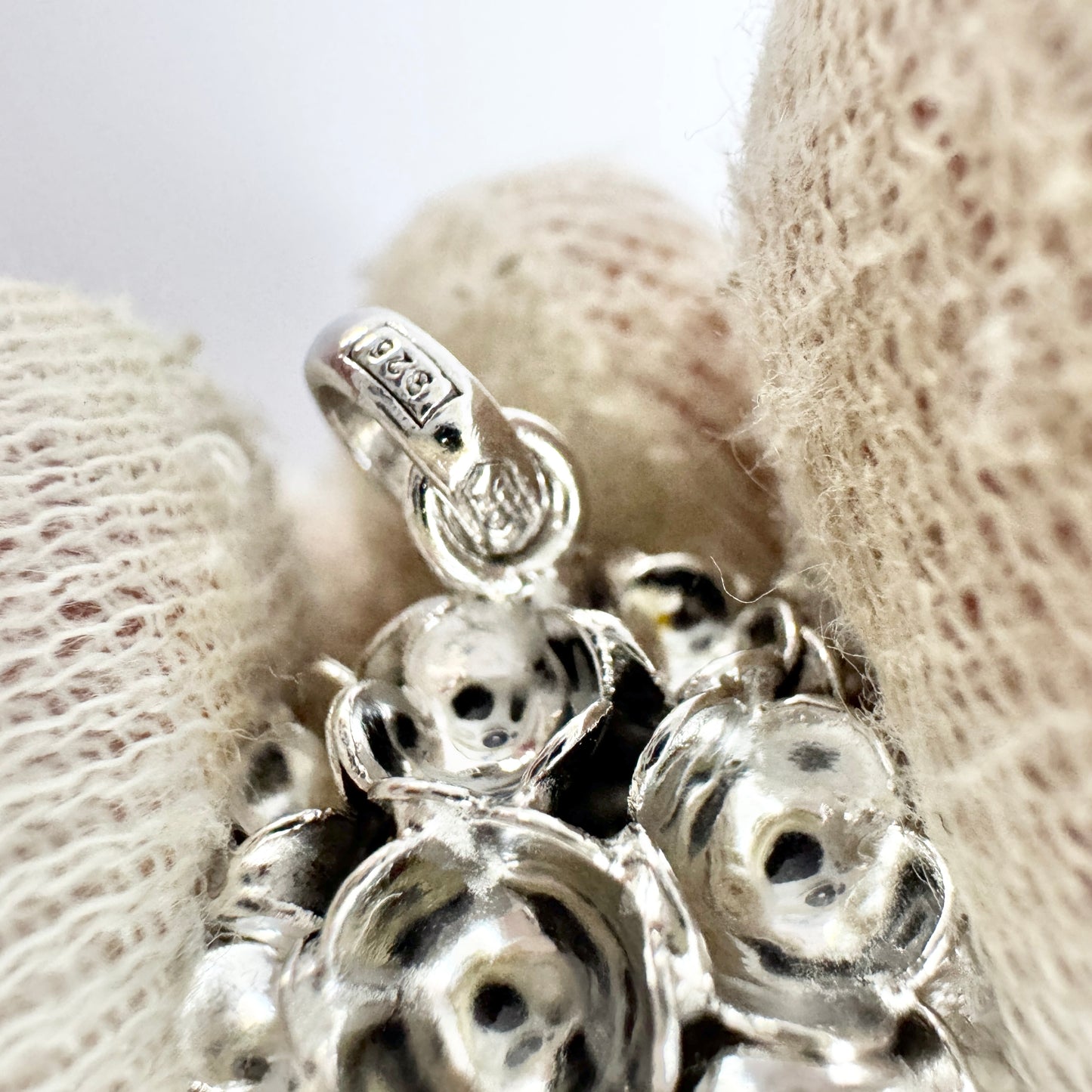 Liisa Vitali for Kultakeskus, Finland. Vintage Sterling Silver Pendant. Spring.