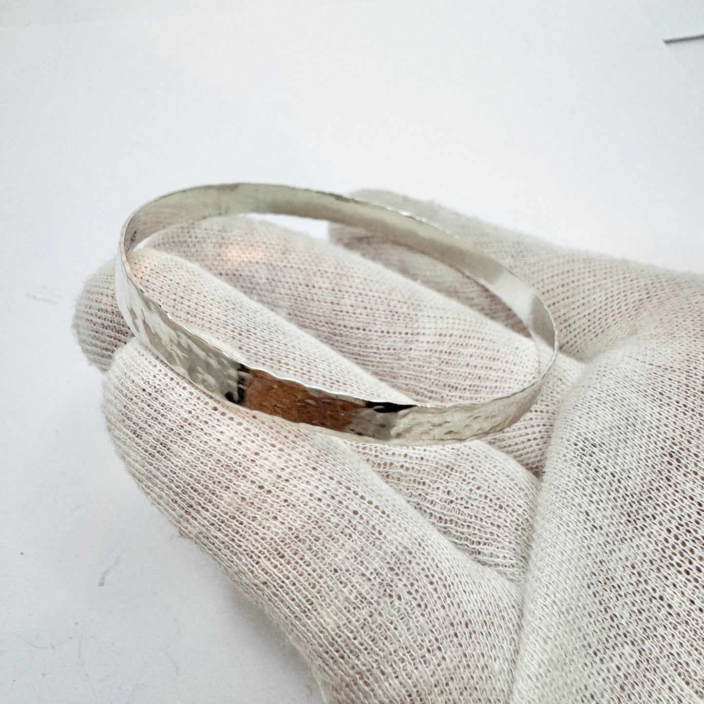 Atelje Femton, Sweden 1974. Vintage Sterling Silver Bangle Bracelet.