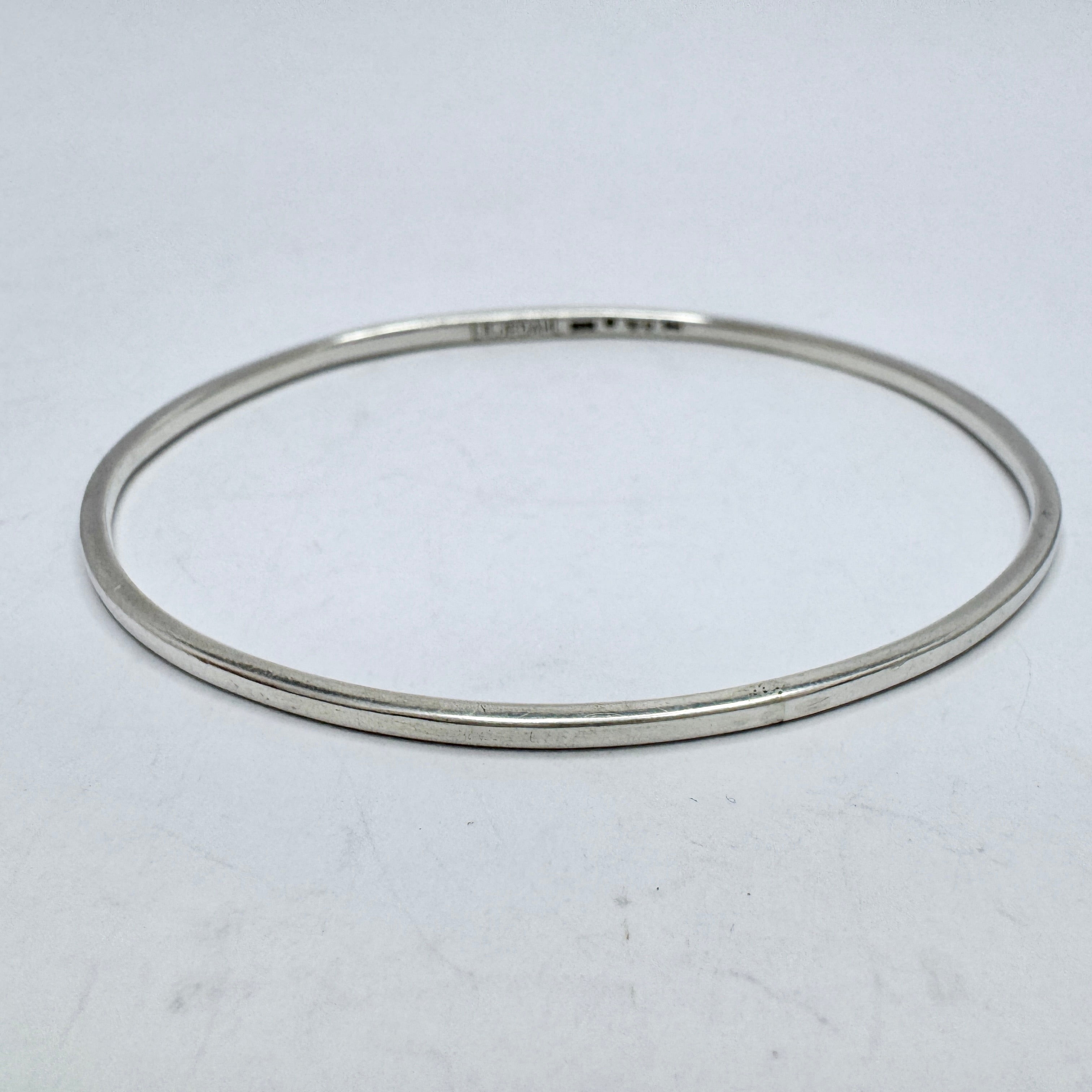 Bengt Liljedahl, Sweden year 1960. Vintage Sterling Silver Bangle