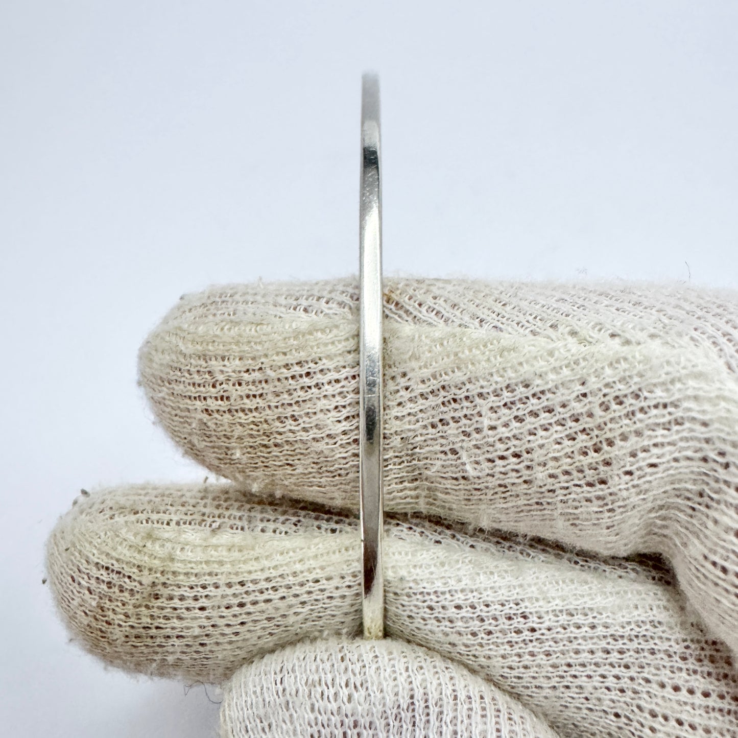 Bengt Liljedahl, Sweden year 1960. Vintage Sterling Silver Bangle Bracelet. Signed.