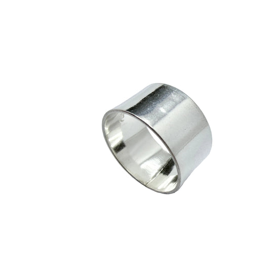 Victor Janson, Sweden 1975. Vintage Sterling Silver Plain Band Ring.