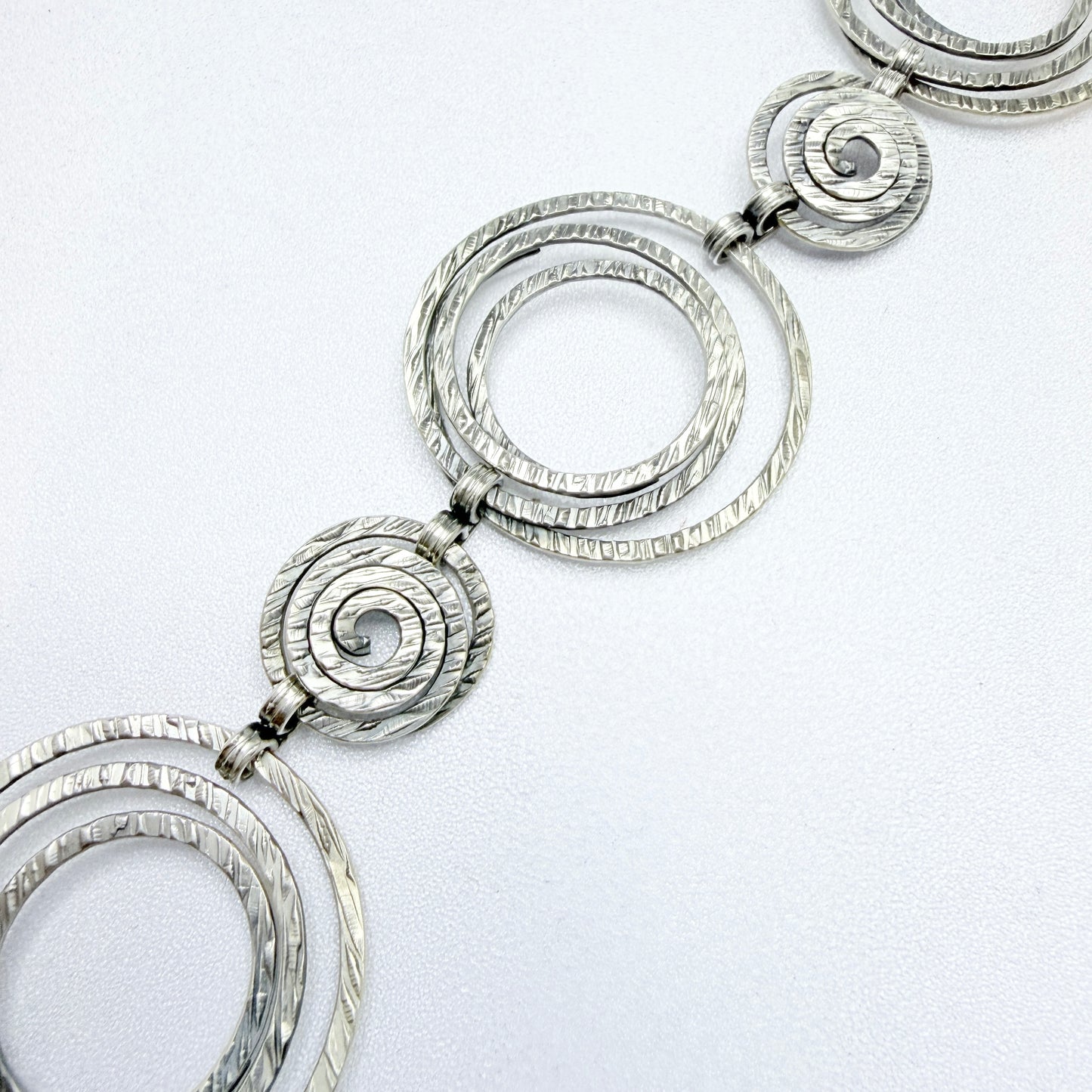 Elis Kauppi, Kupittaan Kulta Finland 1969. Vintage Solid Silver Bracelet.